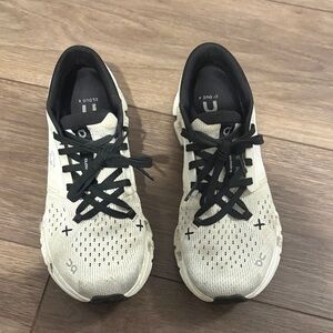 On Running Black and White Athletic Shoe